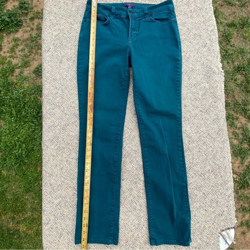 NYDJ Skinny Jeans Dark Turquoise size 2 Lift Tuck Technology - Picture 12 of 12